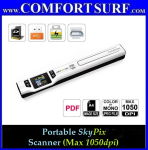 Portable SkyPix TSN470 Handheld/Cordless Handy A4 Photo Scanner (1050 dpi)